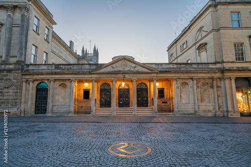 Obraz na płótnie Roman Bath in Bath, Somerset. England w salonie