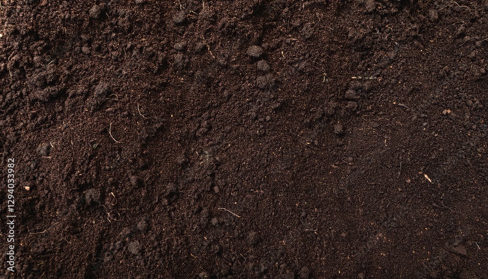 close-up of dark fertile soil with organic matter, perfect for gardening, agriculture, and plant cultivation close-up of dark fertile soil with organic matter, perfect for gardening, agriculture, and plant cultivation