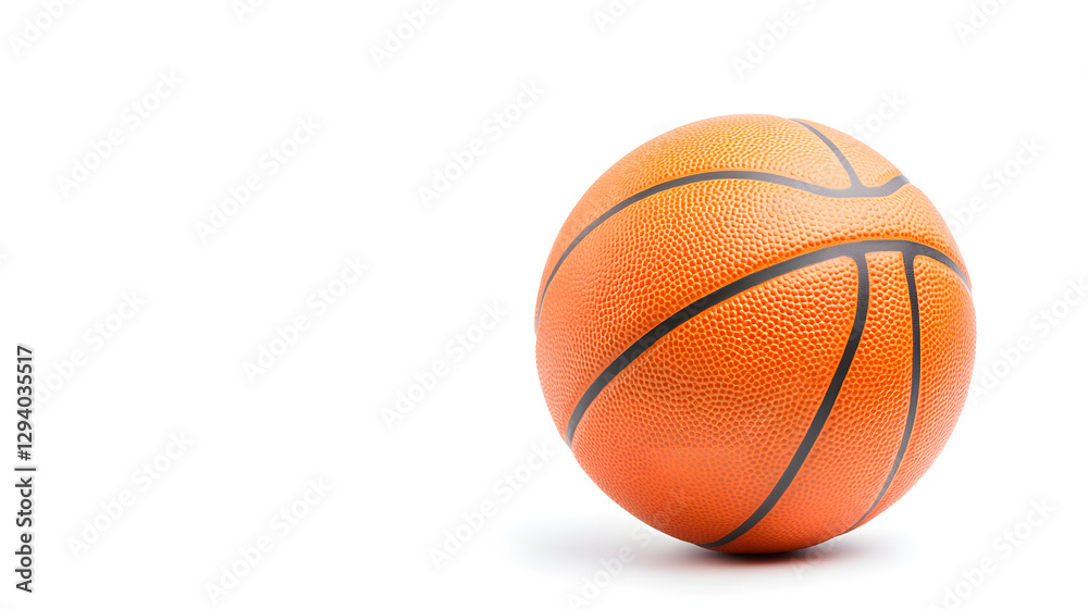 Basketball Isolated on White Background with Detailed Texture
Basketball Isolated on White Background with Detailed Texture