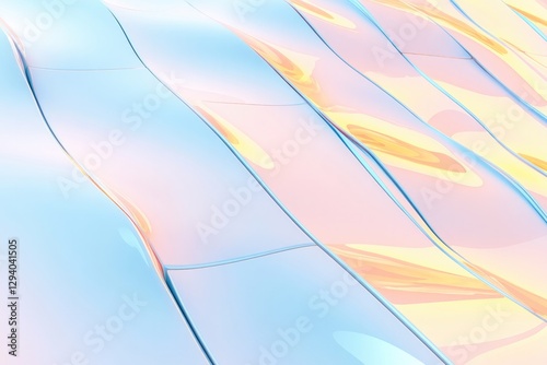abstract 3d texture with seamless patterns smooth geometry subtle light reflections