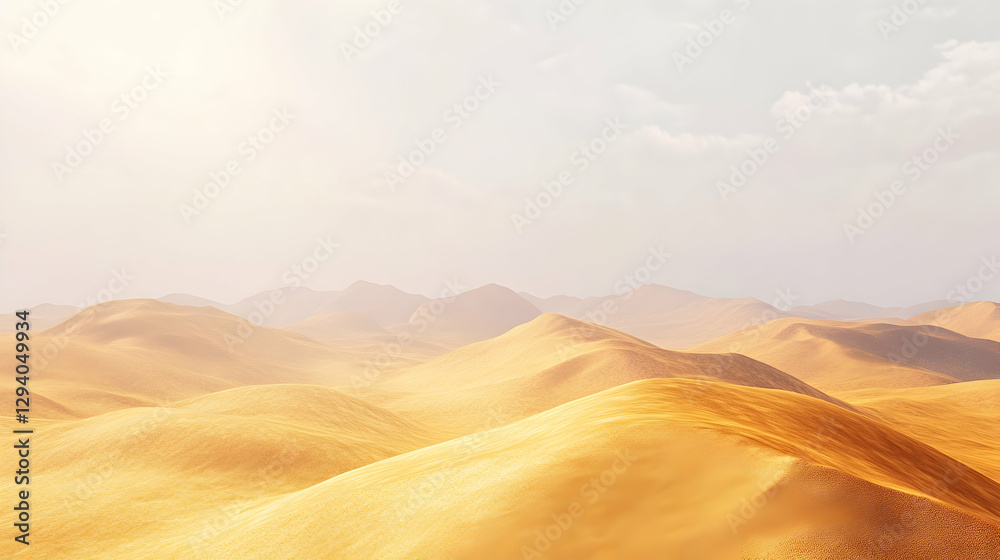 A serene desert landscape with golden dunes symbolizing strength and endurance in the journey for equality detailed view A serene desert landscape with golden dunes symbolizing strength and endurance in the journey for equality detailed view