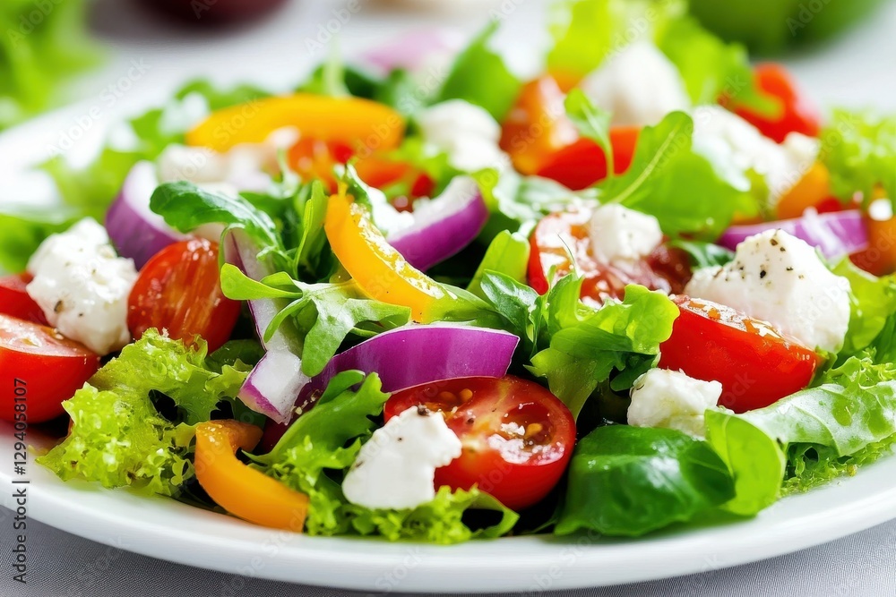 Burrata Salad: Gourmet Epicure Delight on a Plate, Fresh and Healthy Burrata Salad: Gourmet Epicure Delight on a Plate, Fresh and Healthy