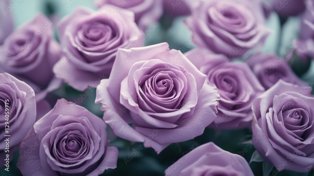Elegant Lavender Roses Close Up Capturing Soft Petals and Delicate Details in a Romantic Floral Arrangement Elegant Lavender Roses Close Up Capturing Soft Petals and Delicate Details in a Romantic Floral Arrangement
