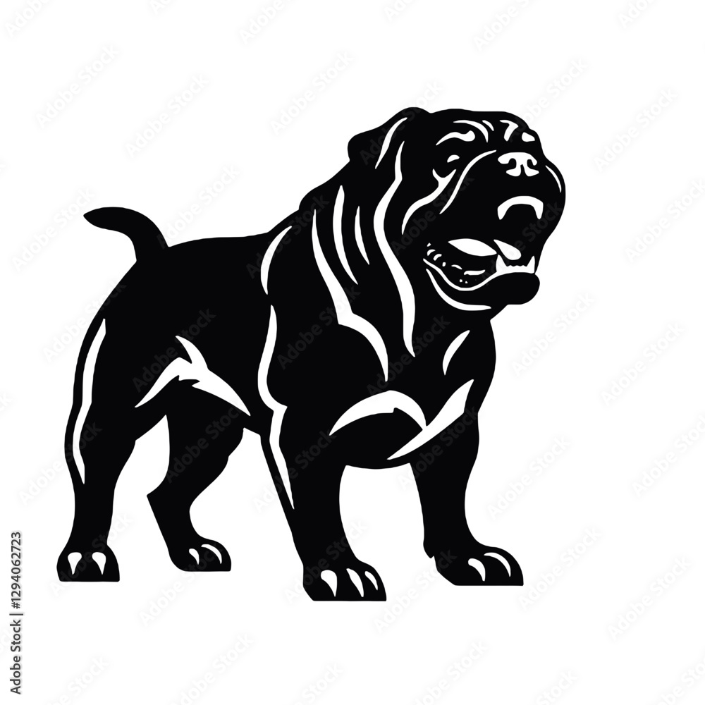 Obraz premium English bulldog mascot