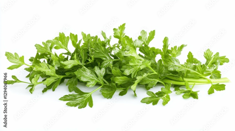 Chinese Celery: Fresh Green Vegetable Isolated on White Background Chinese Celery: Fresh Green Vegetable Isolated on White Background