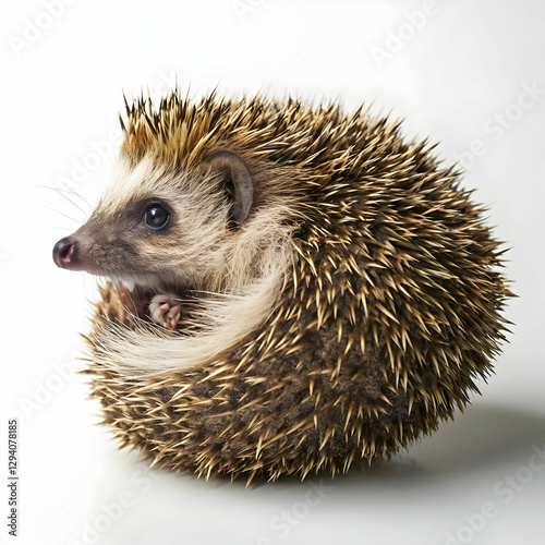 hedgehog with white background