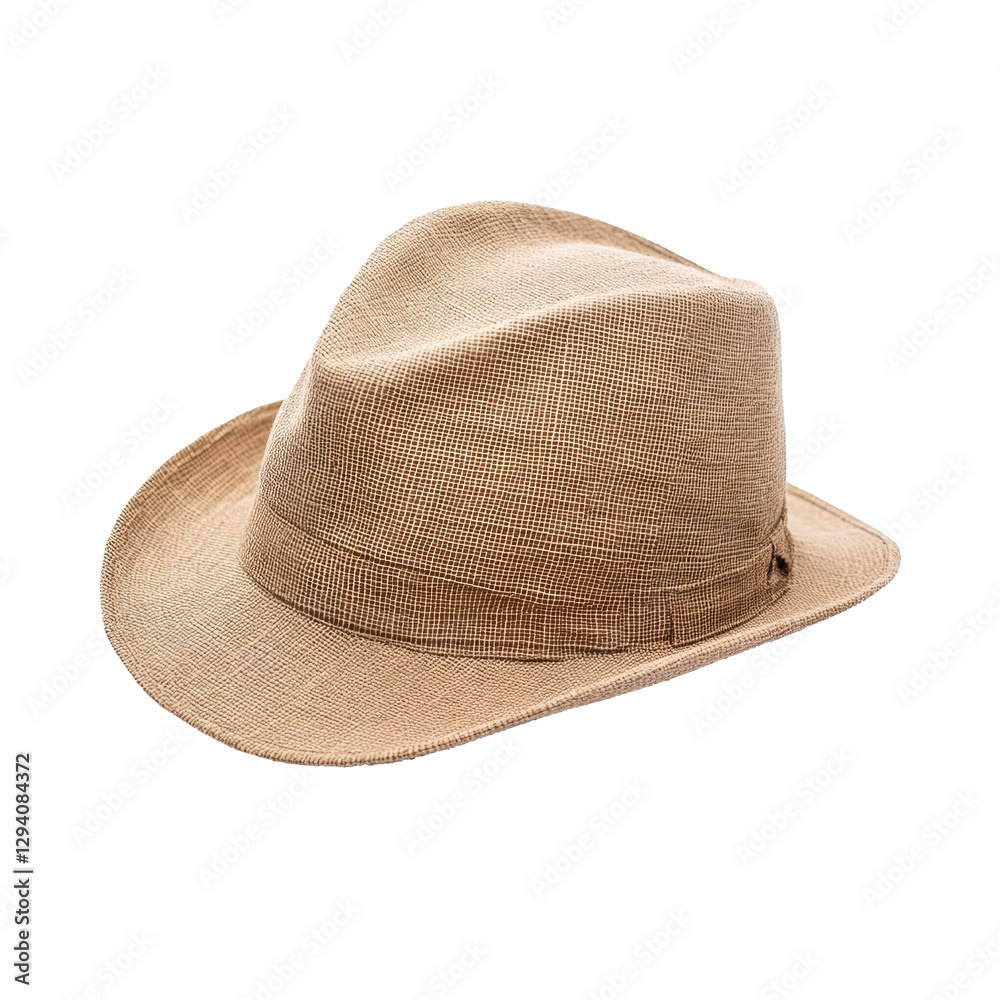 Casual summer hat in light tan color, perfect for sunny days Casual summer hat in light tan color, perfect for sunny days
