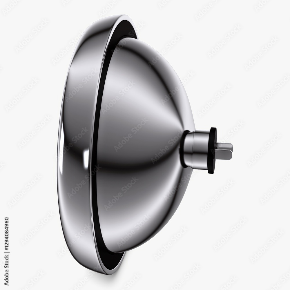 Illustration 3D Classic Round Headlight Illustration 3D Classic Round Headlight