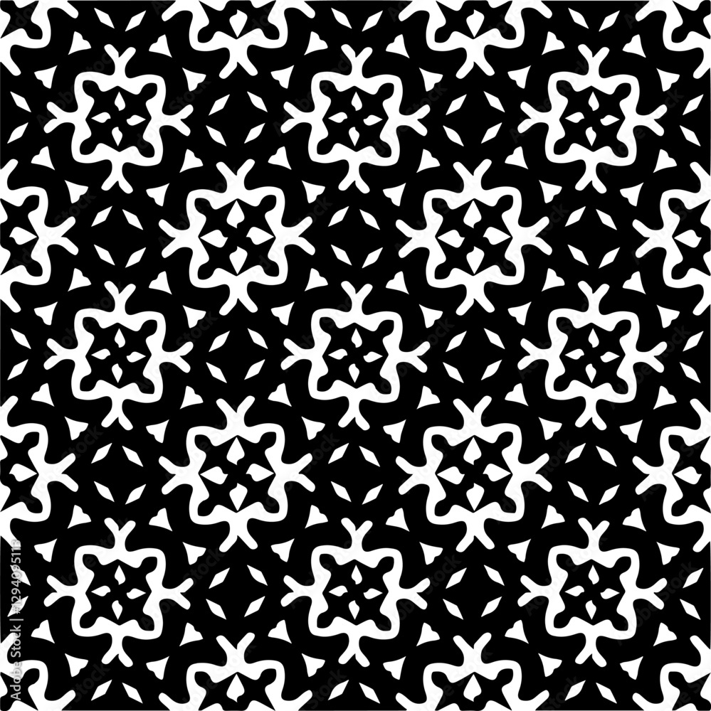 Vector pattern in ornamental style. Black and white color. Simple all over print block for apparel textile, ladies dress, fashion garment, digital wall paper. Vector pattern in ornamental style. Black and white color. Simple all over print block for apparel textile, ladies dress, fashion garment, digital wall paper.