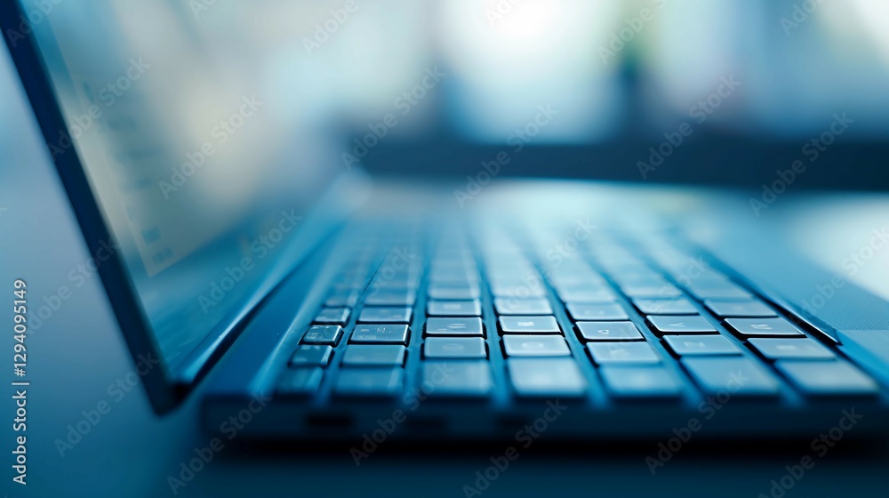 Sleek modern keyboard on minimalist desk symbolizing productivity and technology, close-up view of keys for work efficiency and digital innovation concepts. Sleek modern keyboard on minimalist desk symbolizing productivity and technology, close-up view of keys for work efficiency and digital innovation concepts.