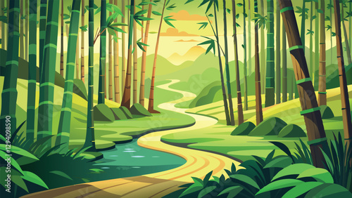 bamboo forest in thailand