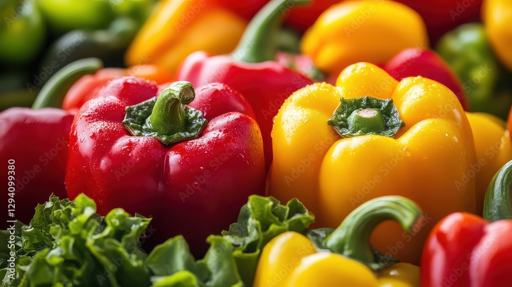 Healthy Vegetable Stir-Fry with Bright Peppers Healthy Vegetable Stir-Fry with Bright Peppers