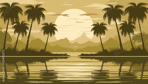 palm tree on the beach