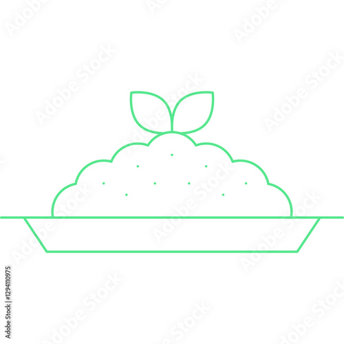 Risotto icon single vector illustration