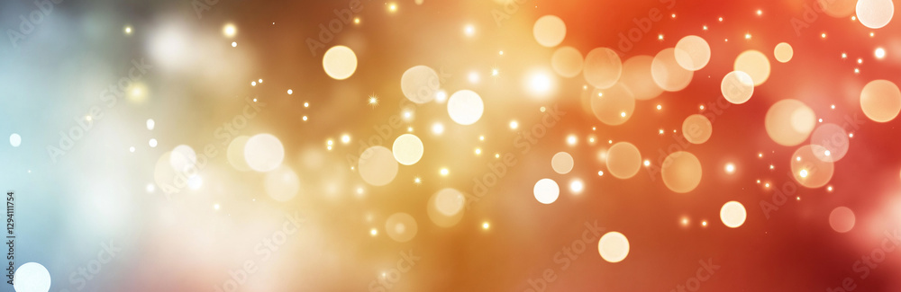 Abstract Warm Bokeh Background