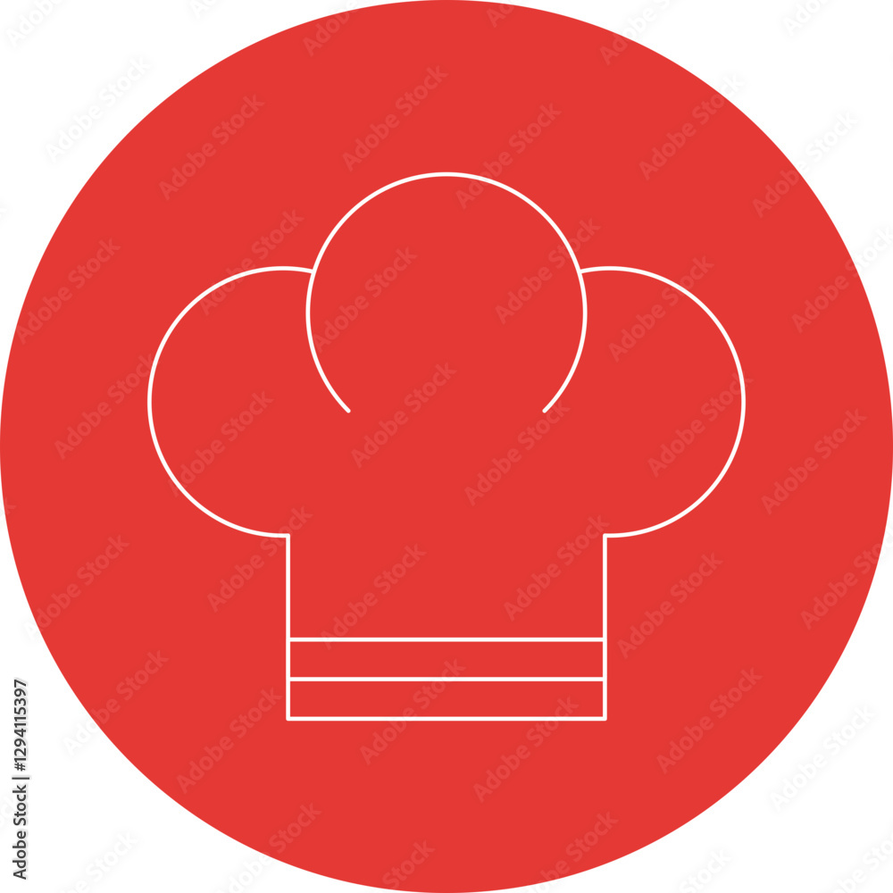 Chef Toque icon single vector illustration Chef Toque icon single vector illustration