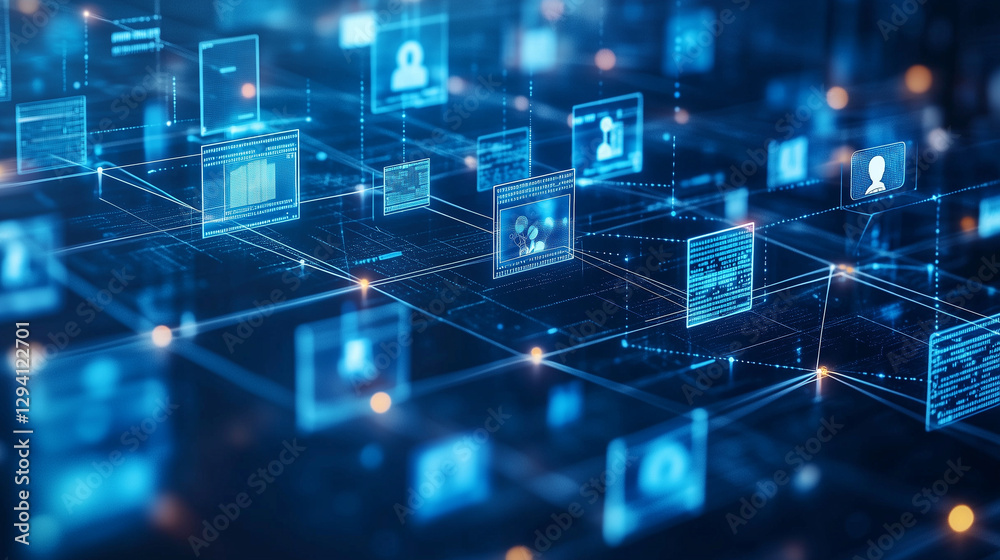 Obraz premium Data integration challenges show the potential for big data advancements, but also expose drawbacks like format inconsistencies and unclear access control.
