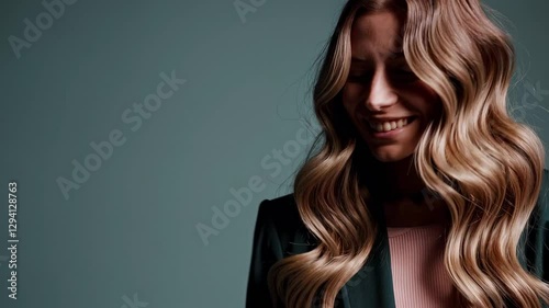 The Woman with Beautiful Hair