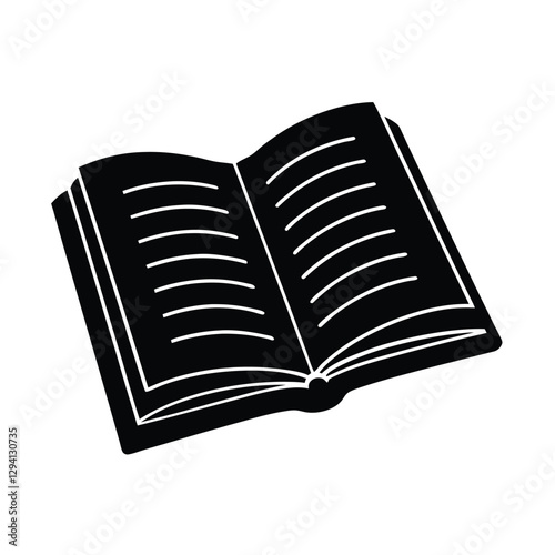 Sleek open planner book illustration offering efficient layout for office scheduling and task management