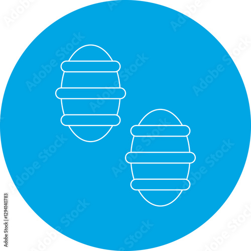 Gnocchi icon single vector illustration