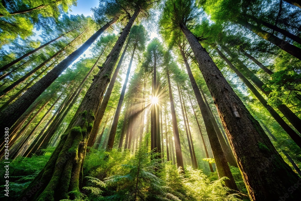 Majestic Rainforest Canopy, Port Renfrew, Vancouver Island, British Columbia, Canada Majestic Rainforest Canopy, Port Renfrew, Vancouver Island, British Columbia, Canada