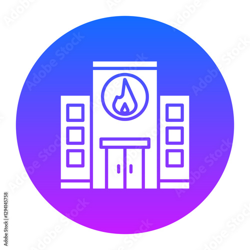 Building Fire Icon