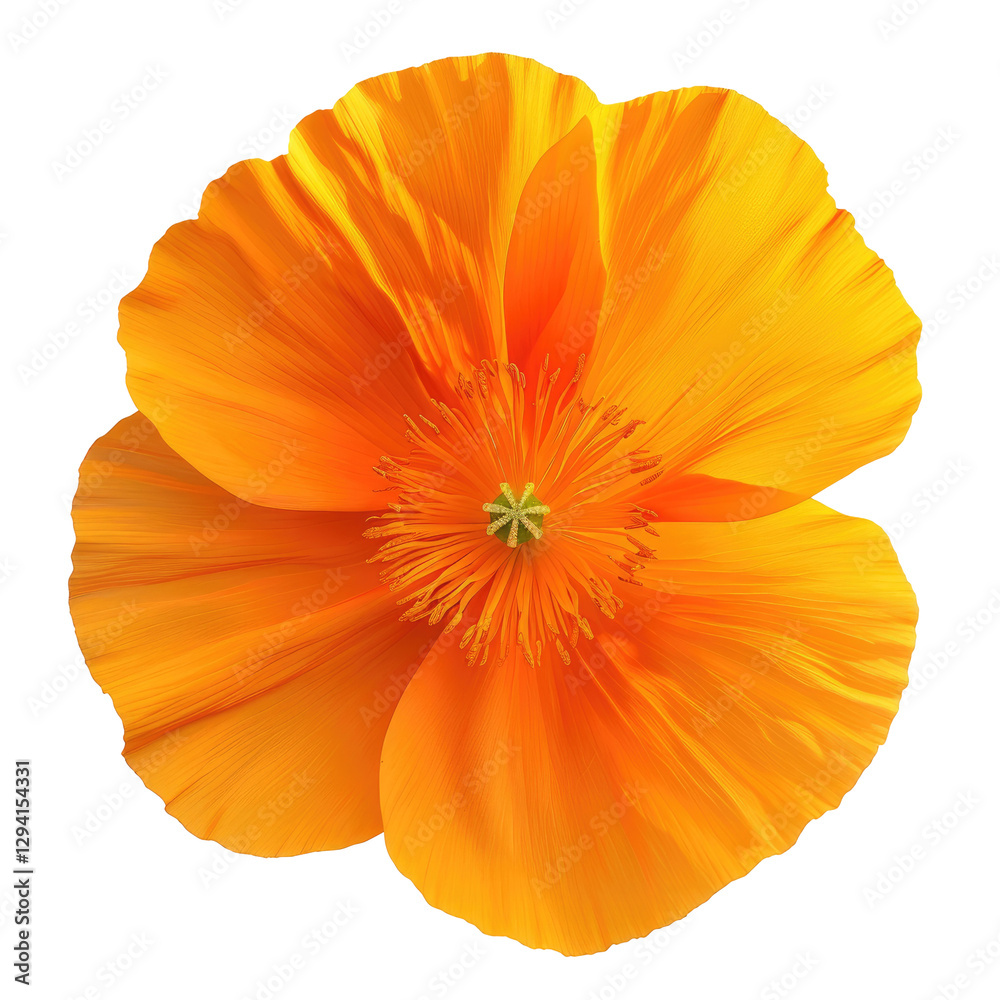 custom made wallpaper toronto digitalCalifornia Poppy Against Black. Perfect For Backgrounds Or Design Elements.