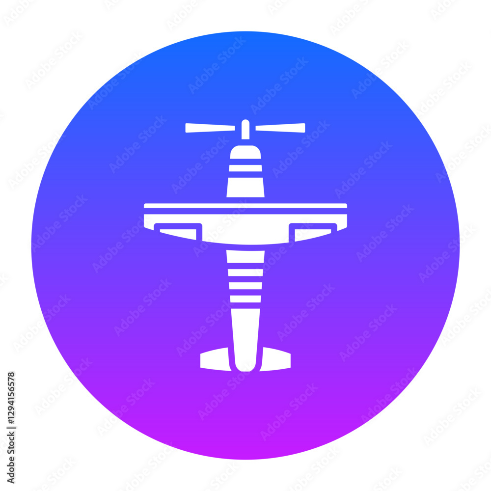 Biplane Icon Biplane Icon