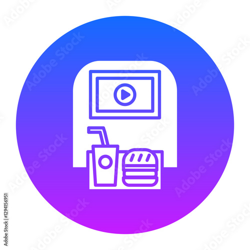 In flight Entertainment Icon