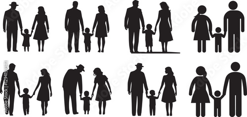 Family Icons Vector Set