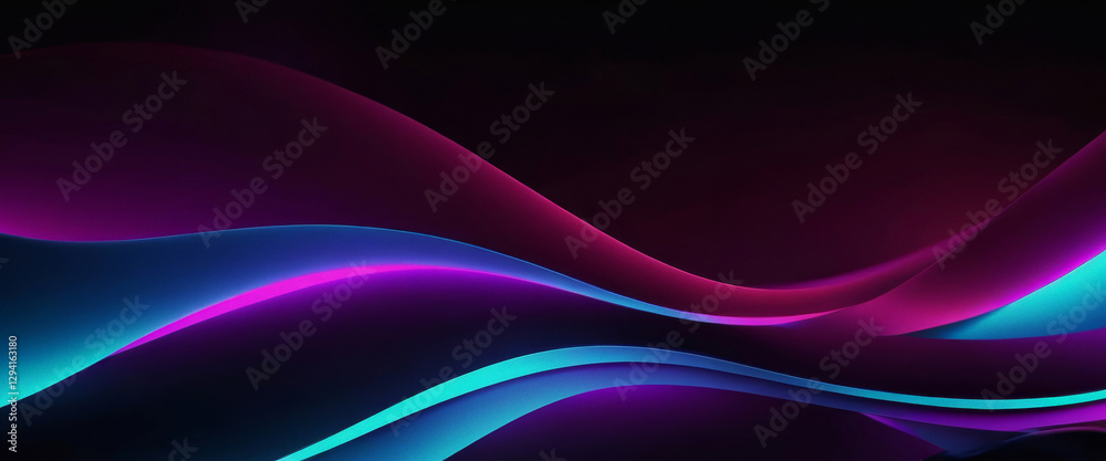 Abstract background design with elegant blue neon waves. Premium design for wallpaper, banner, poster. Abstract background design with elegant blue neon waves. Premium design for wallpaper, banner, poster.