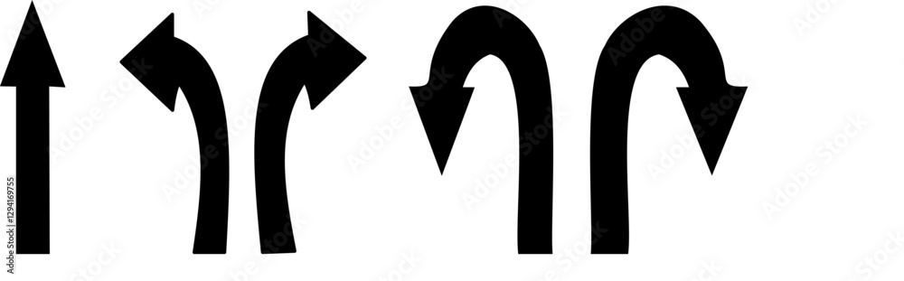 Go Straight One Way U Turn Left Right Black Arrow Traffic Sign Icons Vector
Print Go Straight One Way U Turn Left Right Black Arrow Traffic Sign Icons Vector
Print
