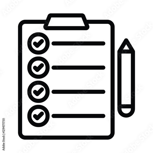 Planner  line icon , vector, pixel perfect, illustrator file 
 