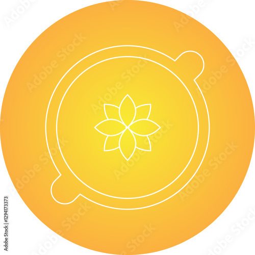 Crema Catalana icon single vector illustration