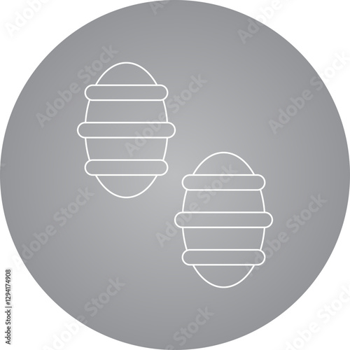 Gnocchi icon single vector illustration