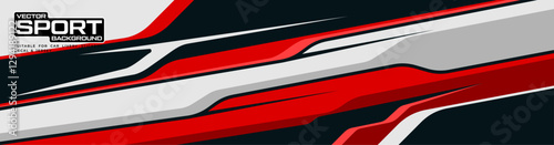 car livery design vector. racing car wrap abstract graphic background for vinyl wrap and stickers