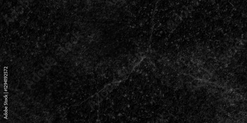 Abstract black grunge overly grains and concrete stone crack wall background. black slate stone wall background pattern with high resolution. black marble texture. black paper texture.