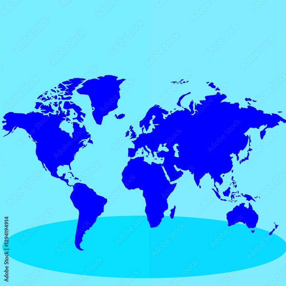 Happy World Day World map with a tech theme and beautiful background shows power in a map and shows water and water blue color. Happy World Day World map with a tech theme and beautiful background shows power in a map and shows water and water blue color.