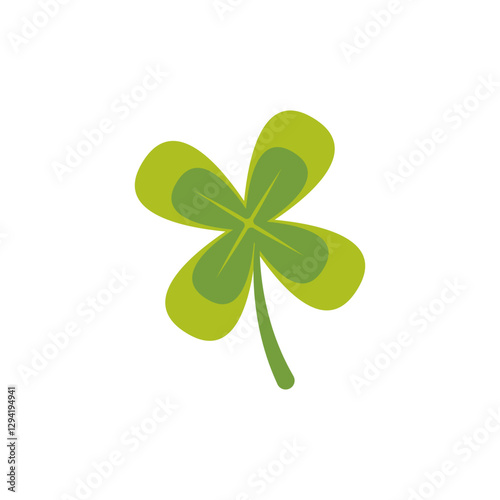 Illustration of a Four-Leaf Clover