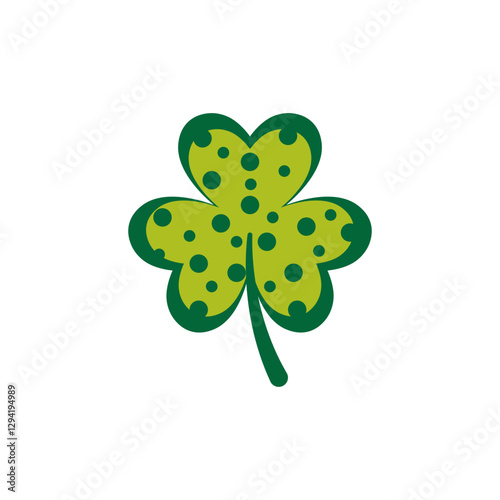 Illustration of a Four-Leaf Clover