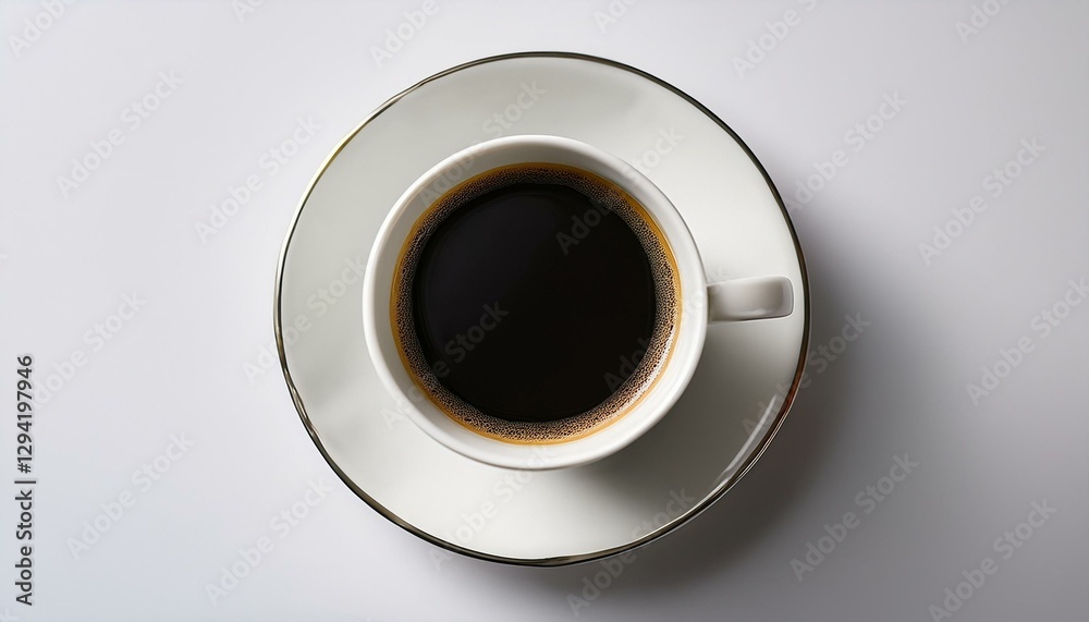minimalistic coffee cup with black coffee on a clean white surface evoking calm and simplicity minimalistic coffee cup with black coffee on a clean white surface evoking calm and simplicity