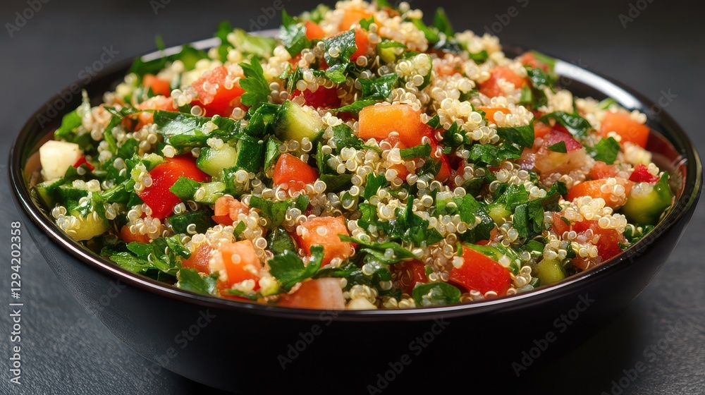 Healthy Salad Bowl with Quinoa and Vegetables Healthy Salad Bowl with Quinoa and Vegetables