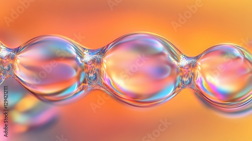 Soft Light Enhances Captivating Ink Ripple Movement in Close Up