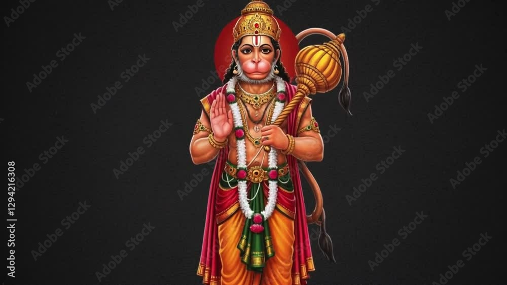 hanuman, maruti, bajrangi, ram, bhakt, lord, mythology, god, bhagwan, indian, jayanti, mahaveer, bajrangbali, festival, lordhanuman, animation, video, 4k, beautiful, fps, hindu, devotion, religious, 