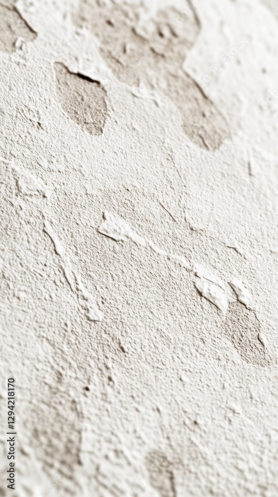 Detailed close-up of aged white paper highlighting unique textures and ink patterns against a soft gray background Detailed close-up of aged white paper highlighting unique textures and ink patterns against a soft gray background