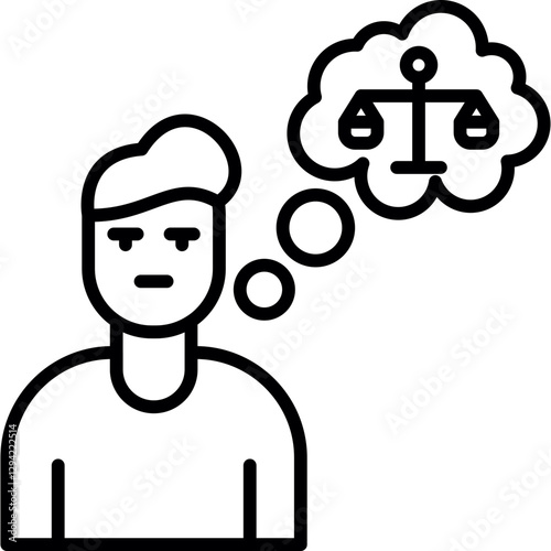 Legal Advice Icon Vector Element