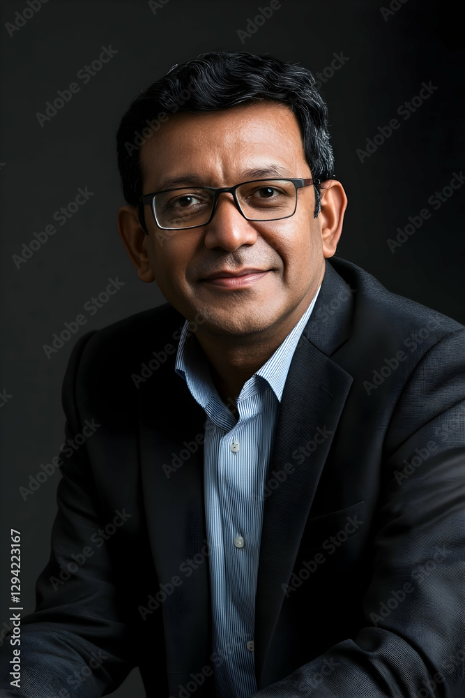 Indian businessman presenting data-driven insights to a corporate team Indian businessman presenting data-driven insights to a corporate team