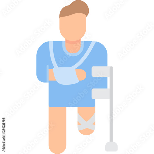 injured man