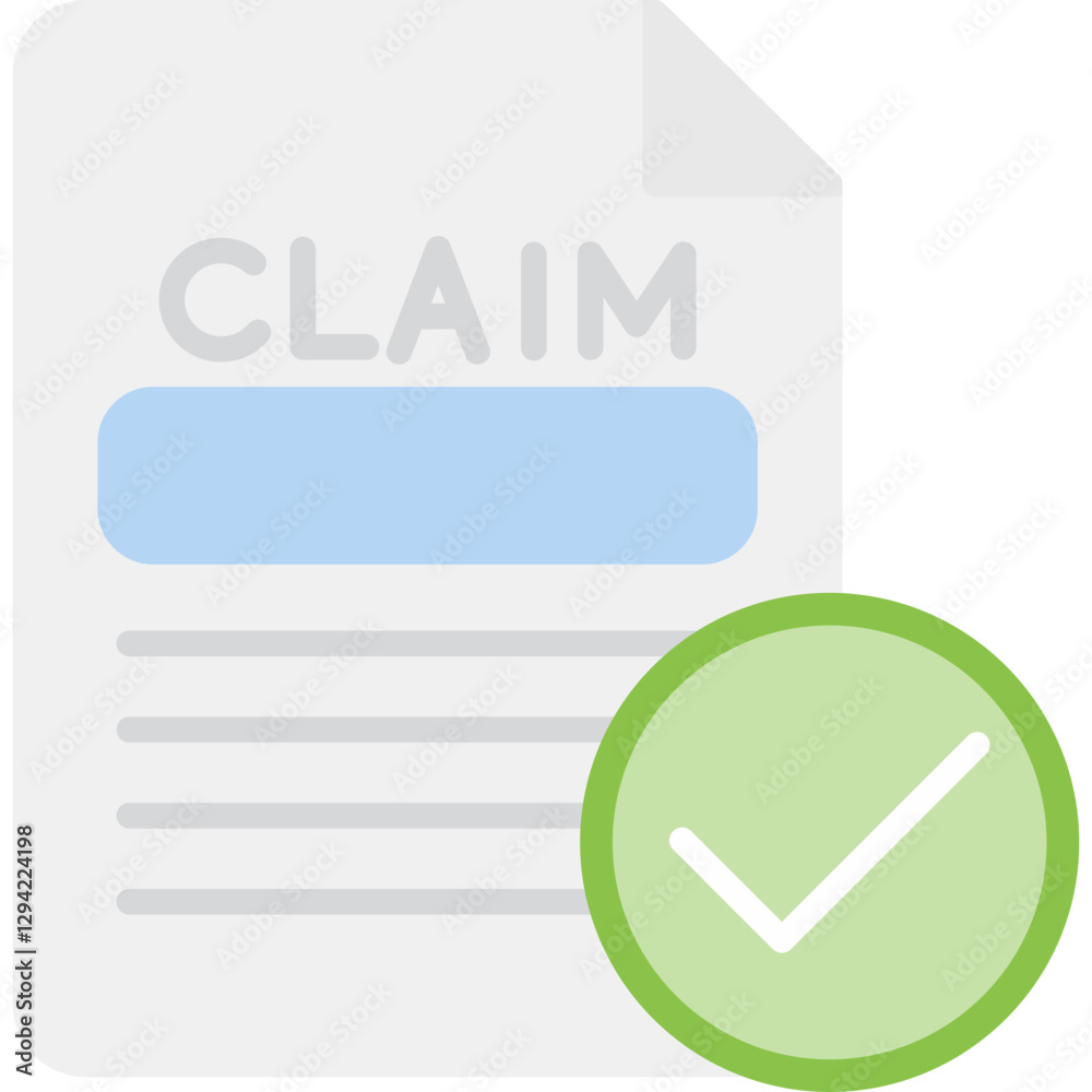 Claim Status Icon Vector Element Claim Status Icon Vector Element