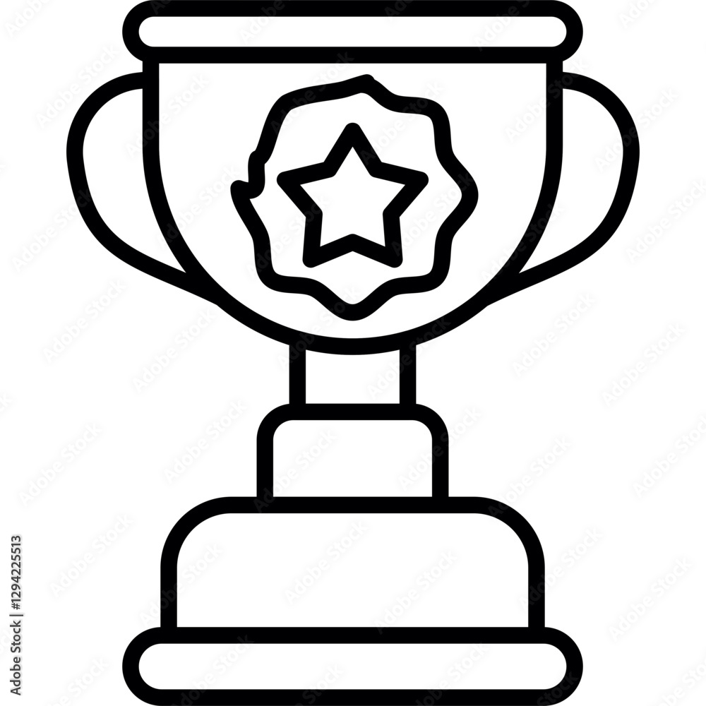 Trophy Icon Vector Element Trophy Icon Vector Element